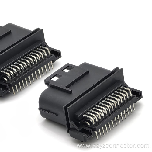 2.54mm Pitch Automotive ECU Module 26P 90° Socket Connector 2*13P